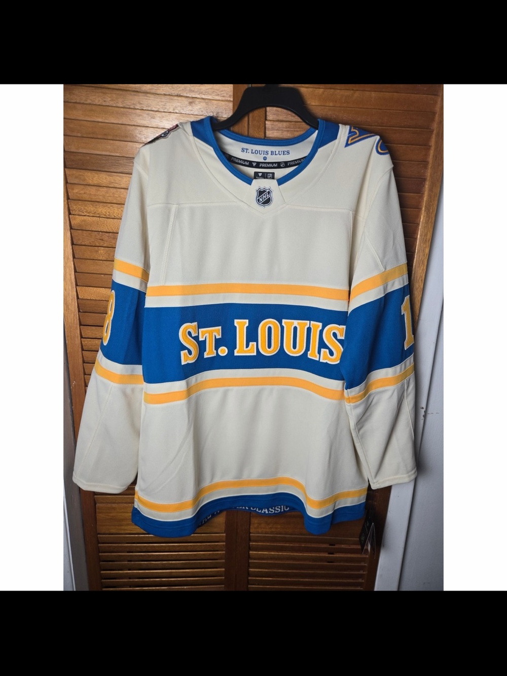 Fanatics Premium St Louis Blues Thomas Winter Classic Jersey Mens Size 54 (XL)